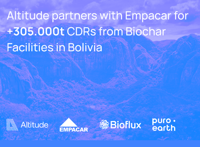 Altitude Signs Deal With Empacar S.A. For Over 305 000 Tonnes Of Biochar CDR - Carbon Herald